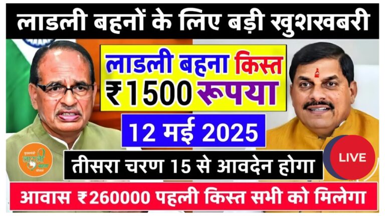लाडली बहना योजना: मई 2025 में मिलने वाली किस्त की वास्तविकता क्या है?