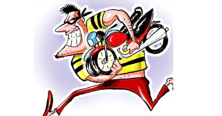 नानाखेड़ा में बाइक चोरी: अज्ञात बदमाशों का बड़ा हमला, लोग चिंतित!