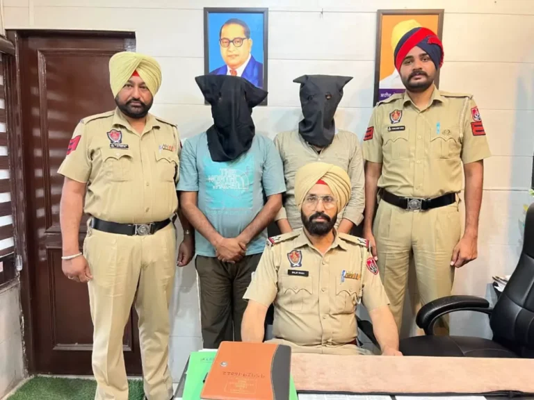 जीरकपुर: पुलिस ने 23.4 ग्राम हेरोइन के साथ दो नशा तस्करों को किया गिरफ्तार