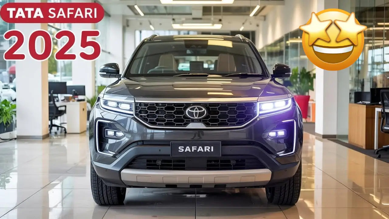 Tata Safari 2025: परिवारों के लिए सुरक्षा, स्टाइल और आराम की बेहतरीन SUV!